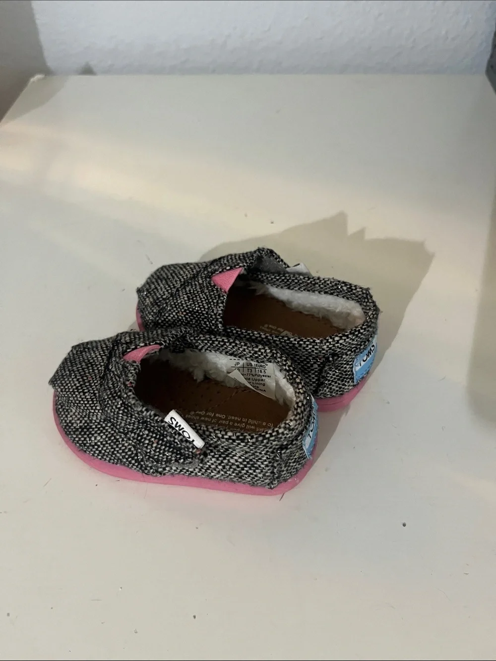 Toms Baby Girls Tweed Shoes Size T3